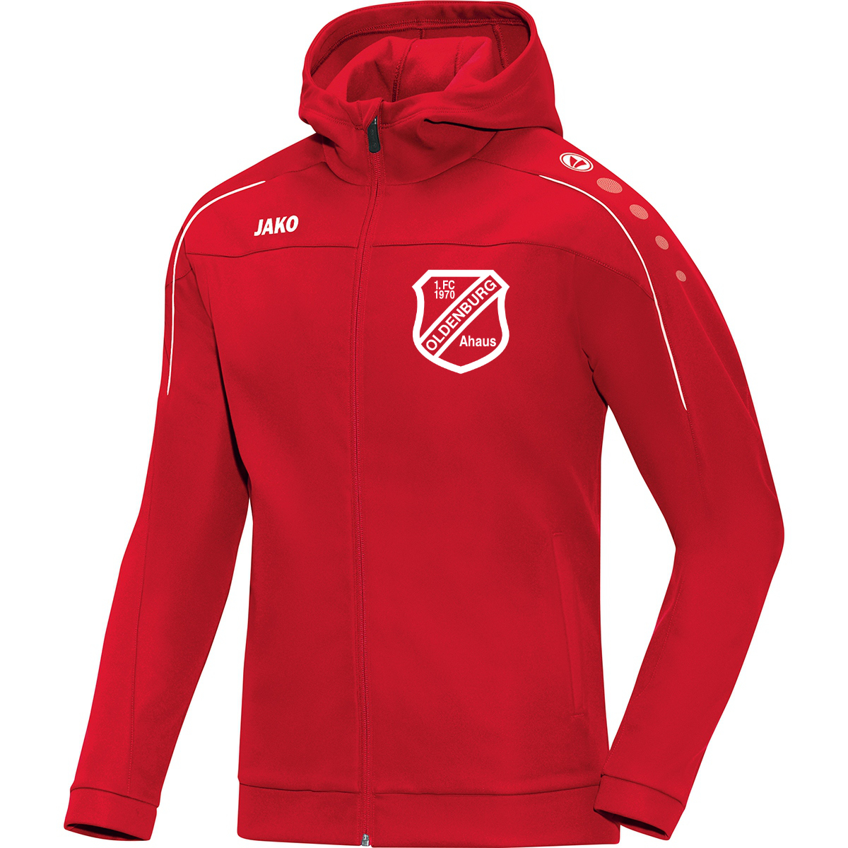Jako Kapuzenjacke Classico - rot