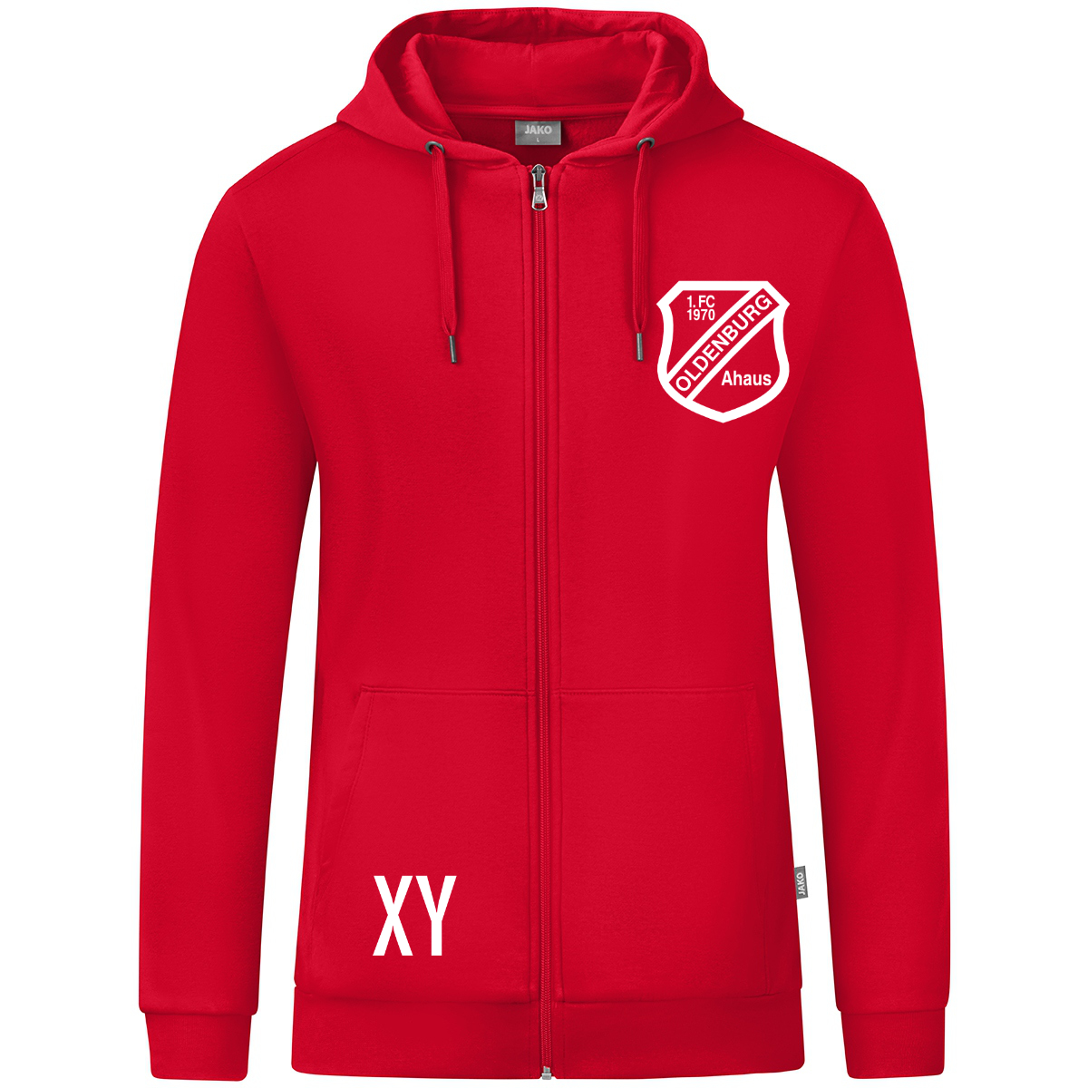 Jako Kapuzenjacke Organic - rot